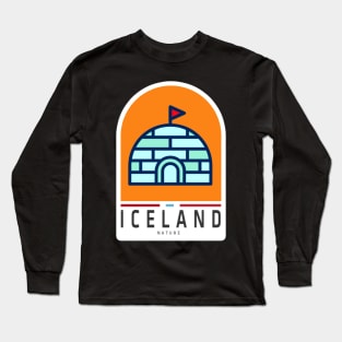 Iceland Sticker , Travel poster Poster Long Sleeve T-Shirt